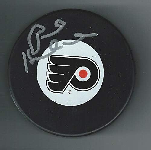 Paul Holmgren Aláírt Philadelphia Flyers Puck - Dedikált NHL Korong