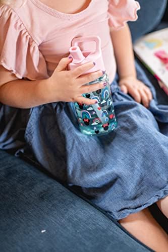 Egyszerű, Modern Disney Gyerekek, Víz, Üveg, Műanyag BPA Mentes Tritan Csésze szivárgásmentes Szalma Fedél