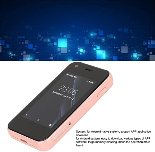 ASHATA Mini Mobil Telefon, 3G Kis Kártyafüggetlen Okostelefon, WiFi, GPS, 1 GB RAM, 8 GB ROM, Quad Core,