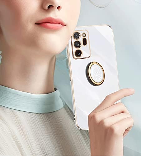 Doowear Samsung Galaxy Note 20 Ultra Esetben a Nők, Lányok Gyűrű Jogosultja Kitámasztó Kamera lencsevédő