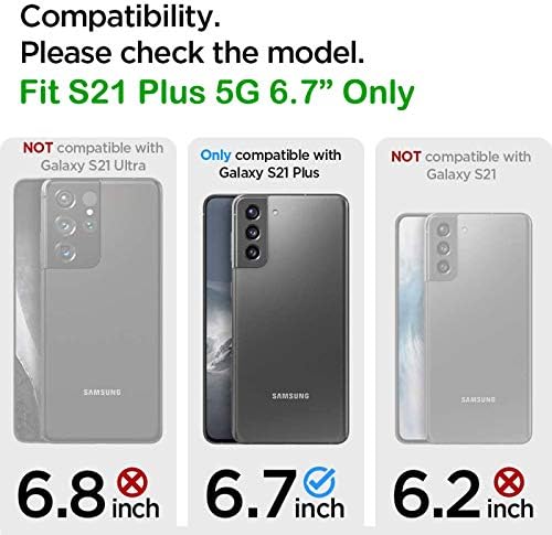 J. west Galaxy S21 Plusz 5G az Esetben 6.7-es, Luxus Szürke Márvány Kő Design-Ultra Vékony, Rugalmas,