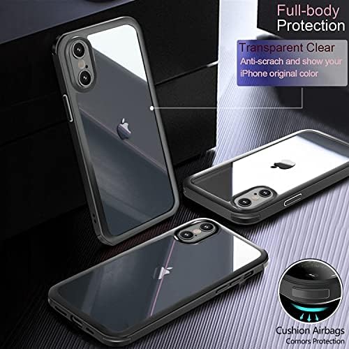 UBUNU iPhone Xs Max Esetében Screen Protector [Built-in 9H Keményen Edzett Üveg], a Magsafe Világos, Dual